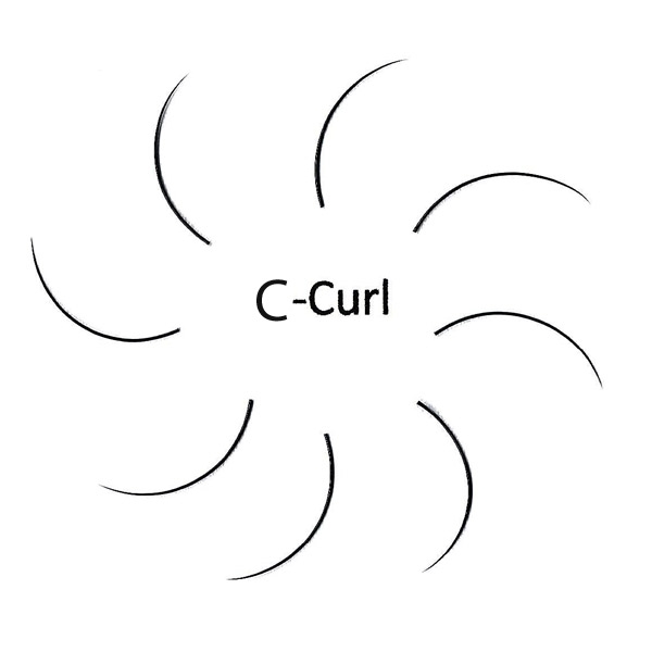 Produkt Einzelwimpern Seide C-Curl