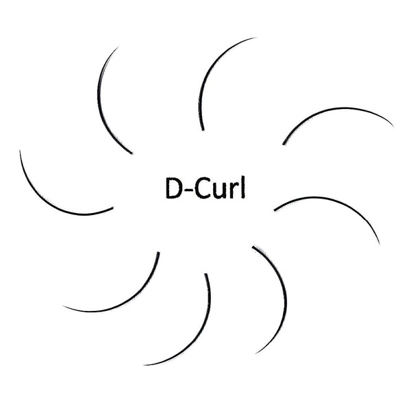 Produkt Einzelwimpern Seide D-Curl